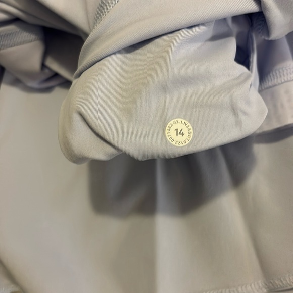Lululemon Court Rival HR Skirt Long, Blissful Blue, Size 14 - Picture 5 of 6